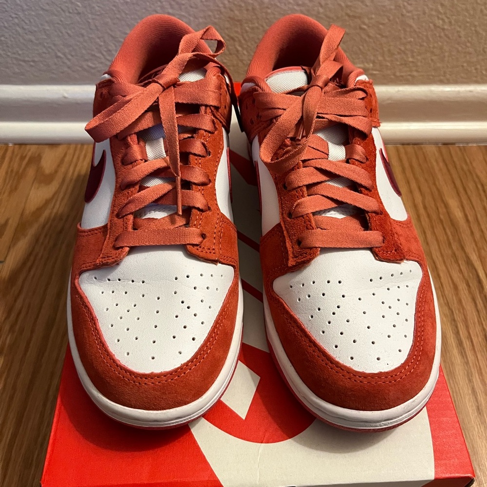 Nike Dunk Low Red and White Sneakers